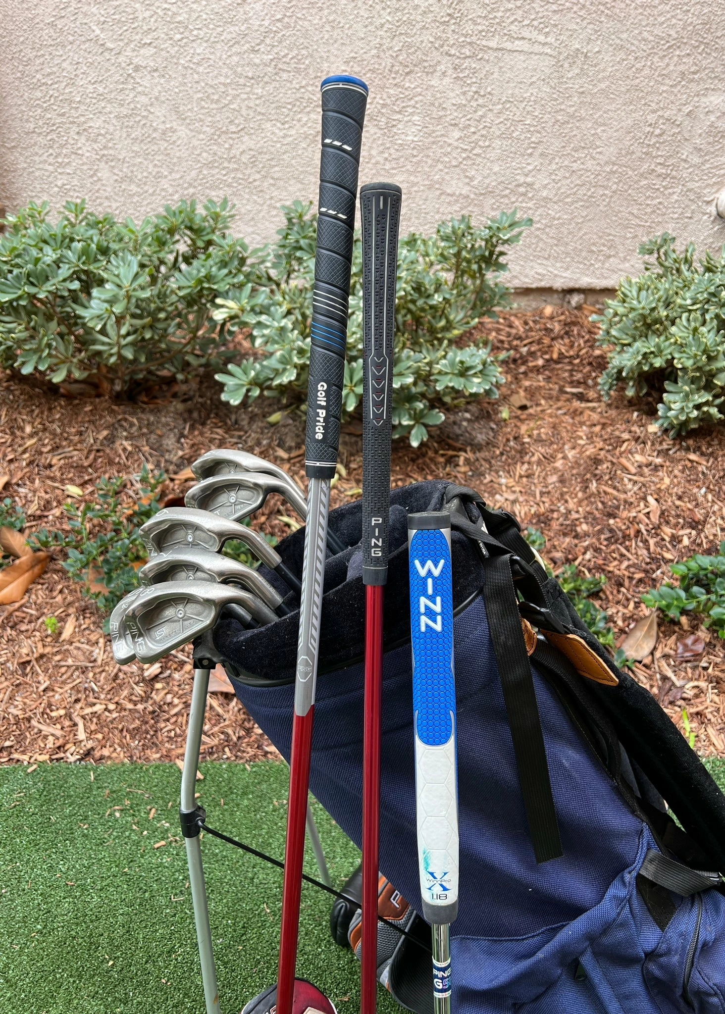 Www.chipnputt.com Ping Complete Golf Set, Stiff, ISI Nickel Irons, Woods, Putter, Stand Bag-Great! - Image 14