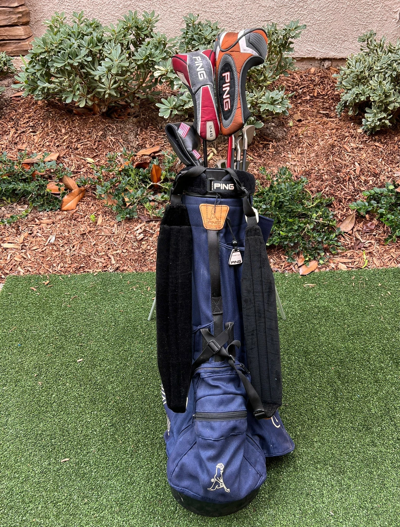 Www.chipnputt.com Ping Complete Golf Set, Stiff, ISI Nickel Irons, Woods, Putter, Stand Bag-Great! - Image 16