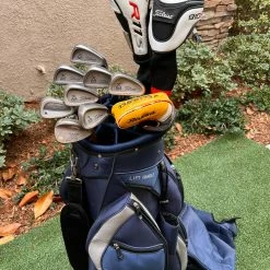 Www.chipnputt.com Titleist Complete Golf Set, Stiff, DCI OS Irons, Woods, Putter, Cart Bag- Great!