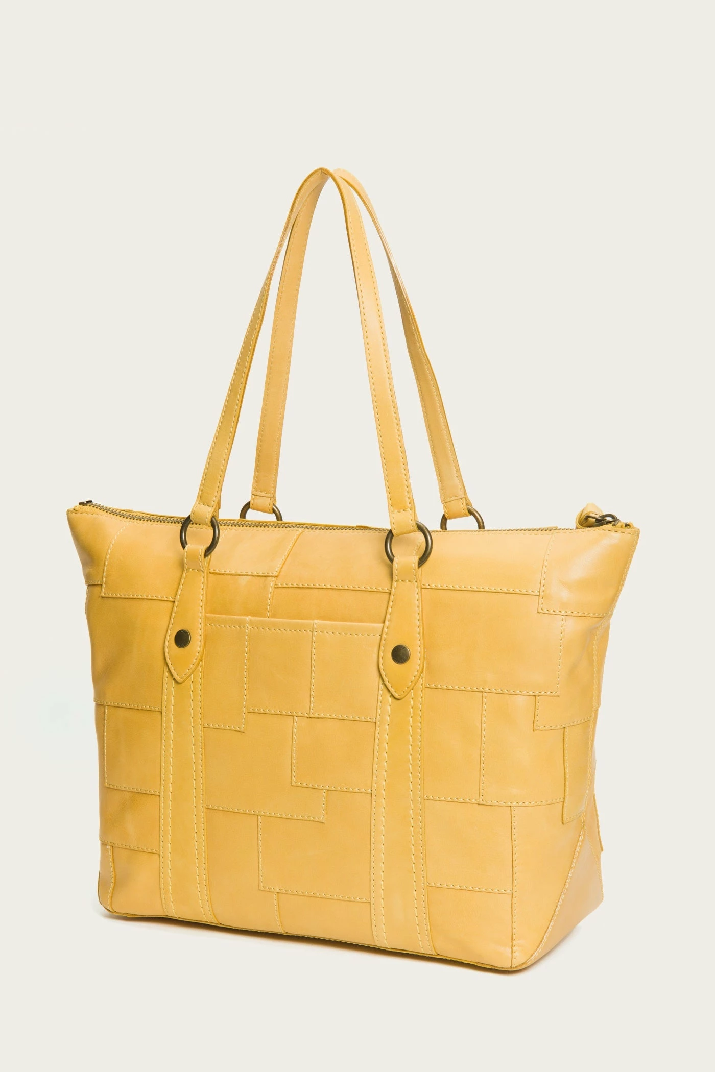 The Frye Company Melissa Patchwork Zip Shopper - Image 2