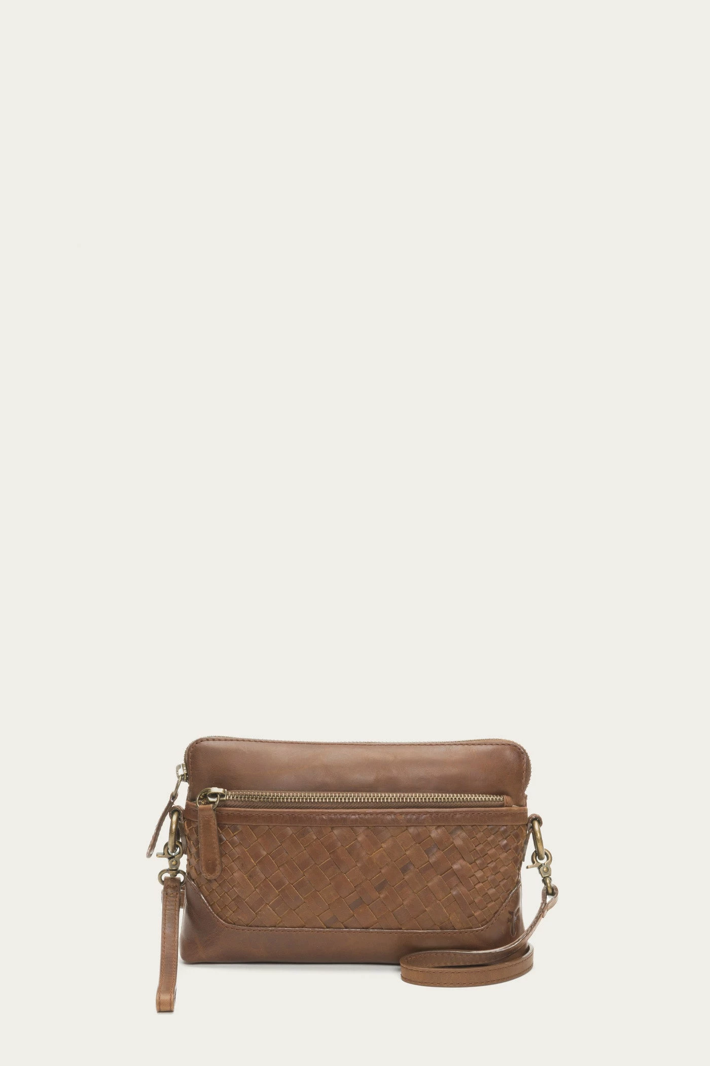 The Frye Company Melissa Basket Woven Crossbody Wristlet
