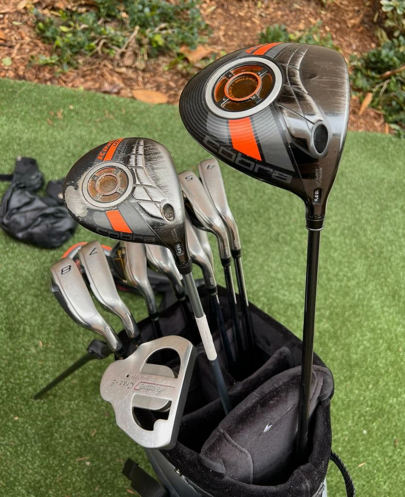 Www.chipnputt.com Cobra Complete Golf Set, Regular, S2 Iron Set, Woods, Putter, Stand Bag-Great! - Image 4