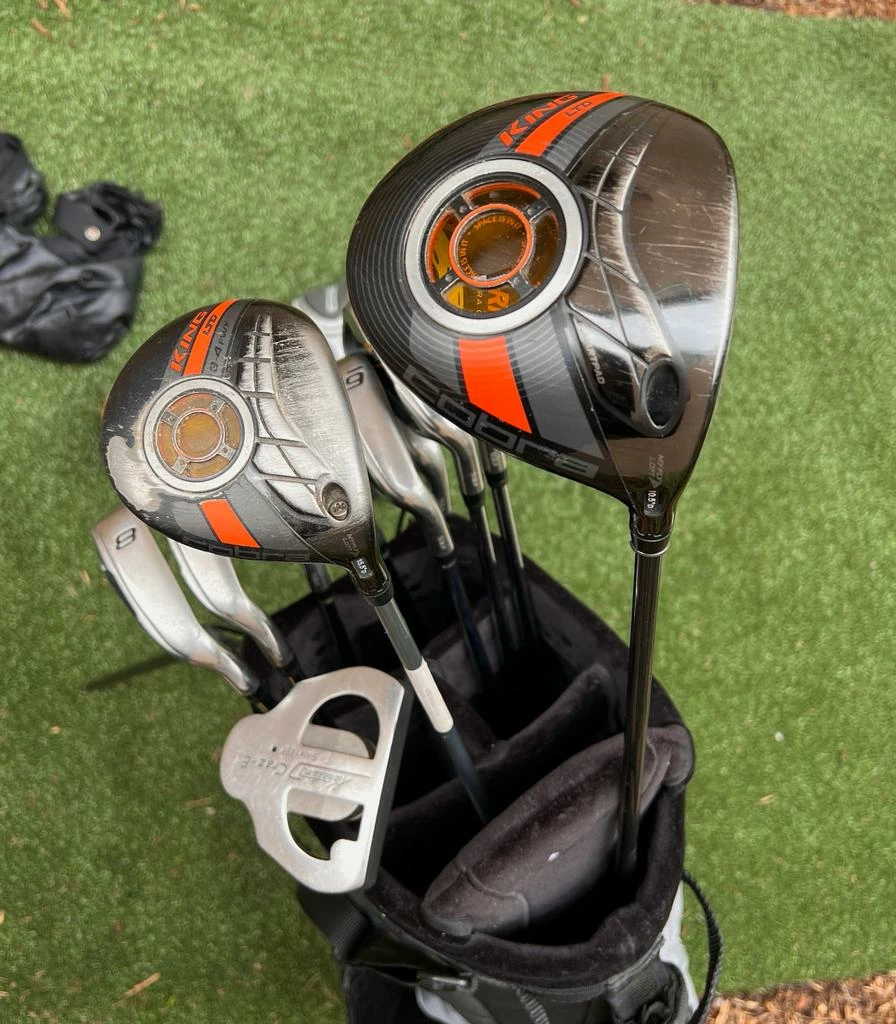 Www.chipnputt.com Cobra Complete Golf Set, Regular, S2 Iron Set, Woods, Putter, Stand Bag-Great! - Image 5