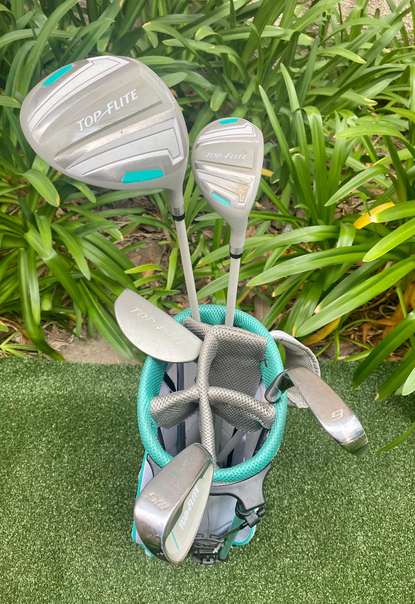 Www.chipnputt.com Top Flite Junior Girls Golf Set, Driver, Hybrid, Irons, Putter, 5 Way Bag, Great! - Image 4