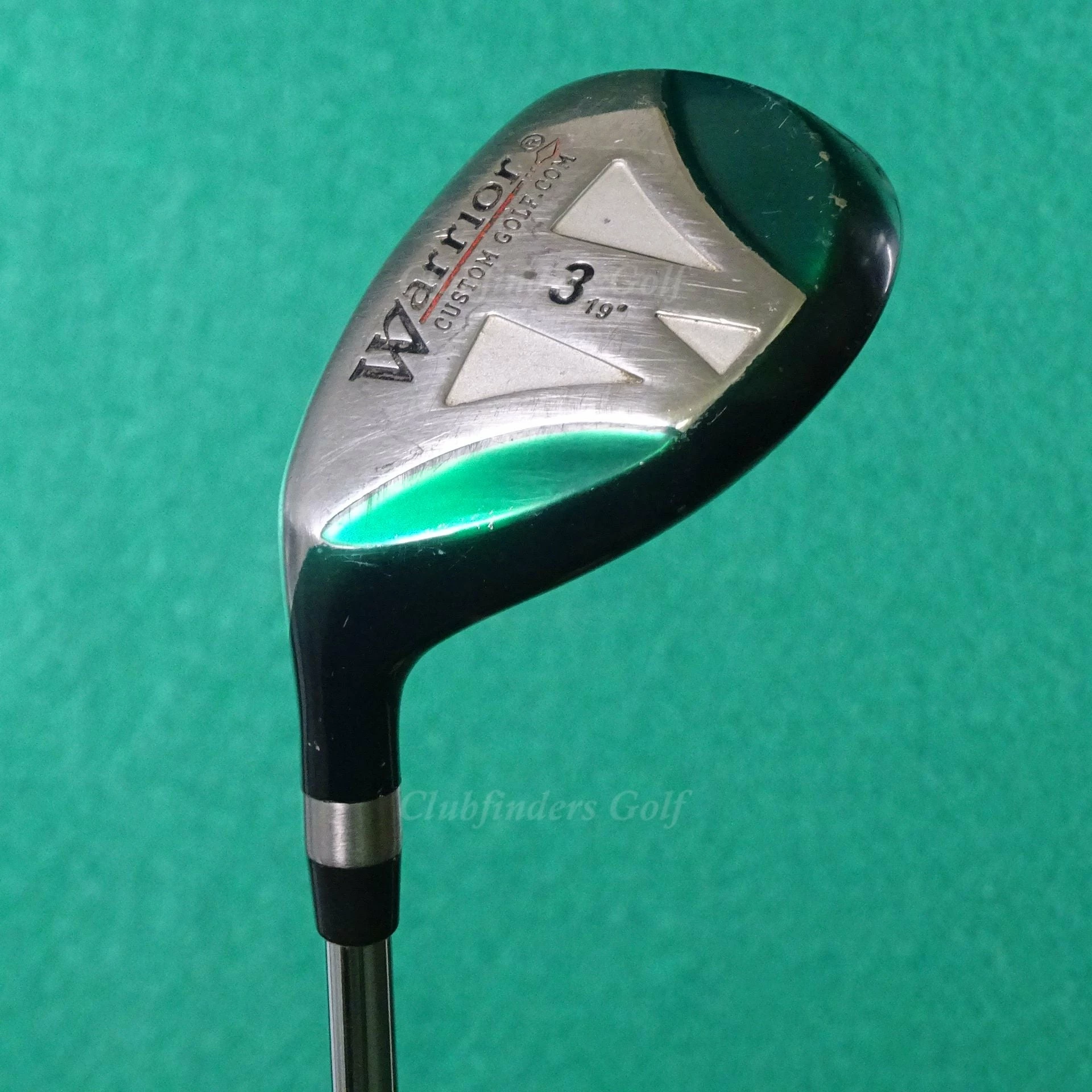 LH Warrior Custom Golf Tomahawk 19° Hybrid 3 Iron Stepless Steel Stiff