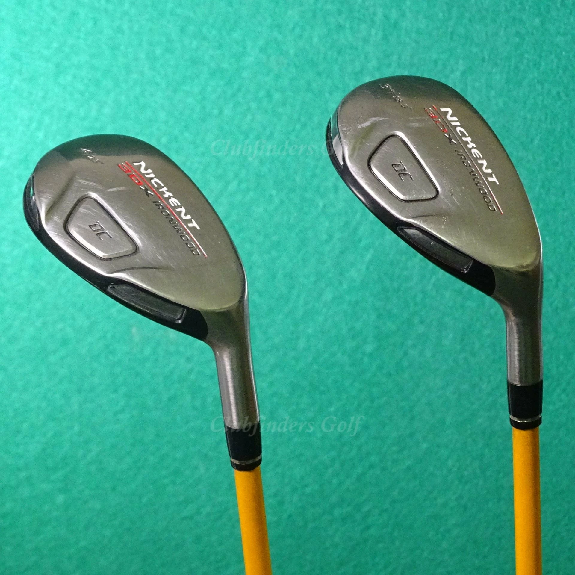 Nickent 3DX Ironwood DC 18.5° 3+ & 23° 4 Hybrids UST Graphite Stiff SET OF 2